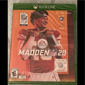 Xbox One Madden 20 new